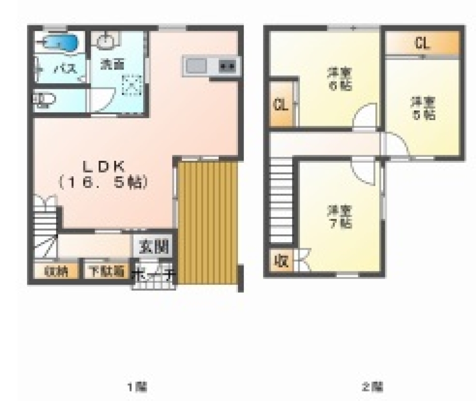 お家で日サロの間取り図