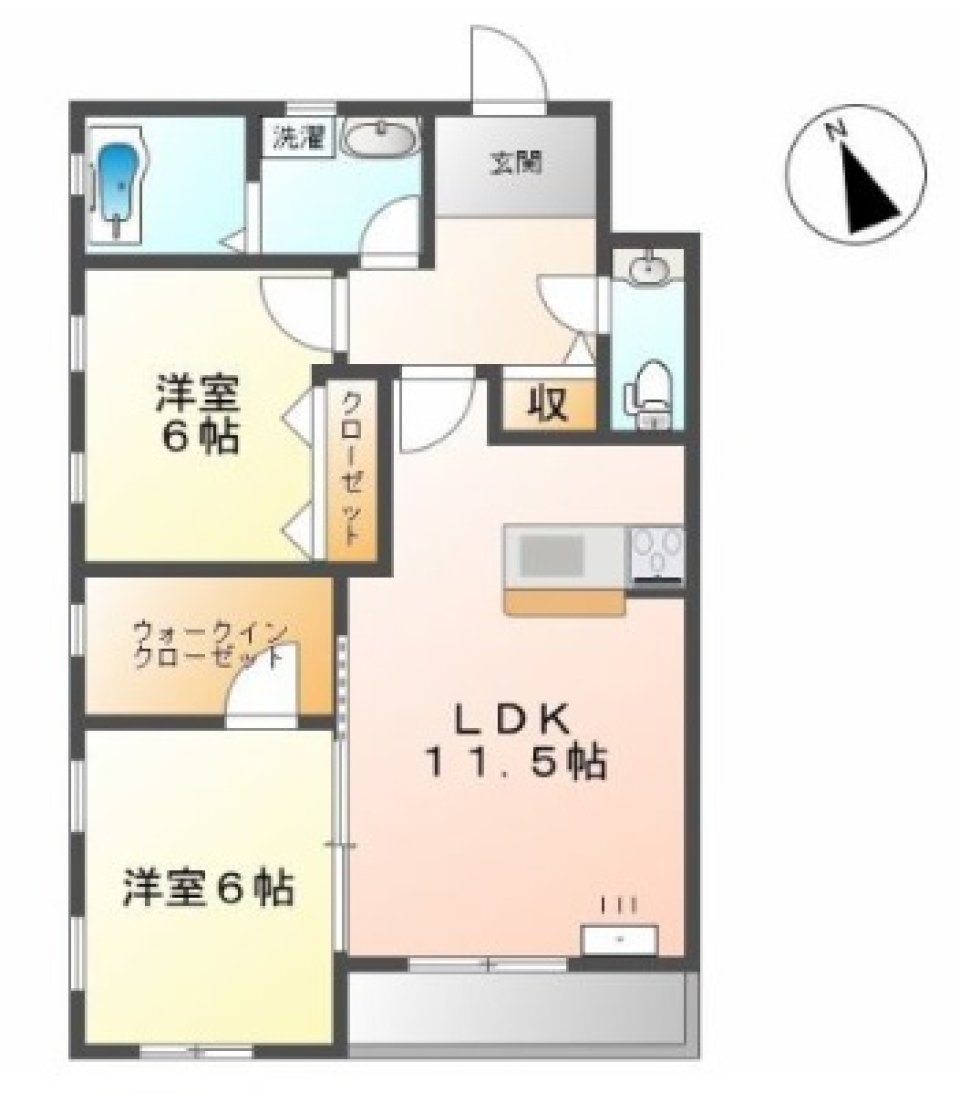 陽の当たる暮らしの間取り図