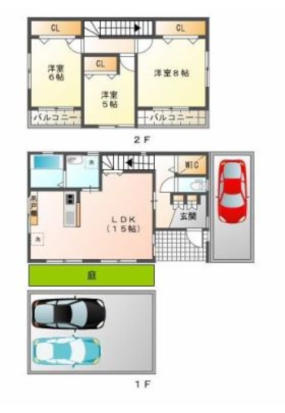 家族でわいわい！戸建て生活の間取り図