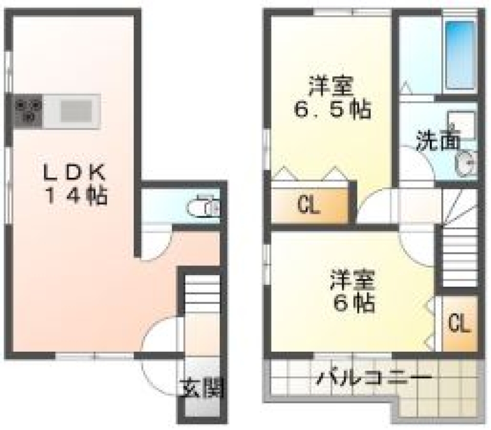 間取り図はこちら。