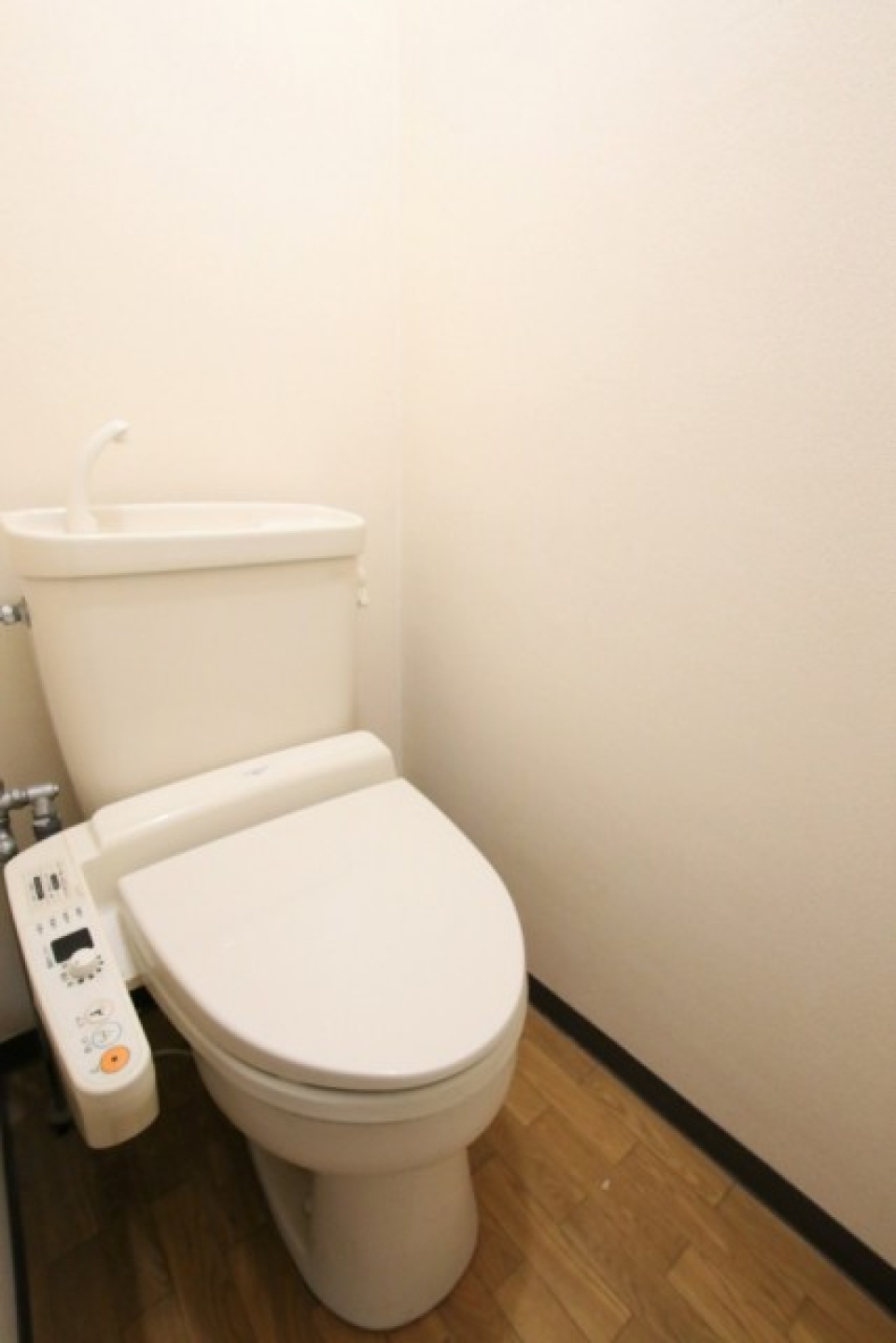 トイレの床もほかの部屋と同じってめずらしい。