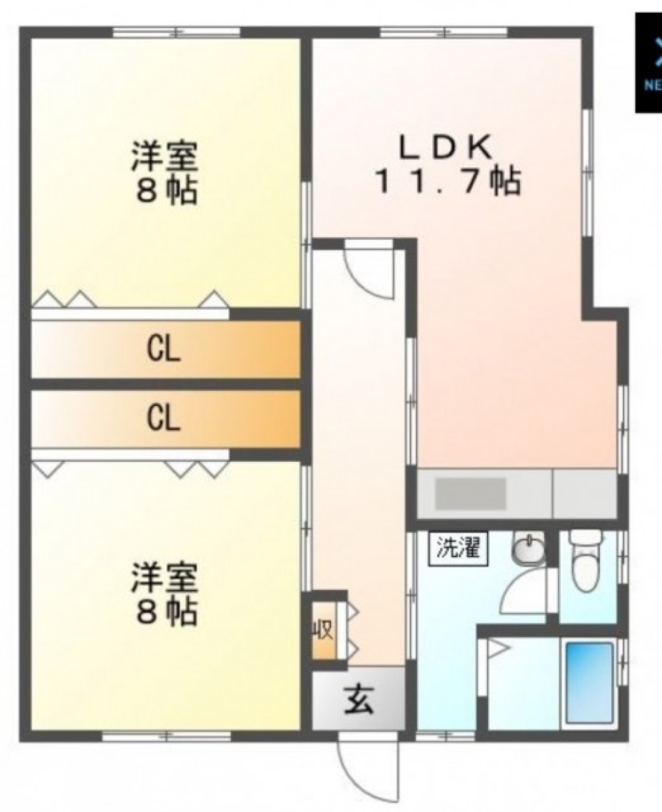 劇的ビフォーアフター！？ドッグもランできる仕様。の間取り図