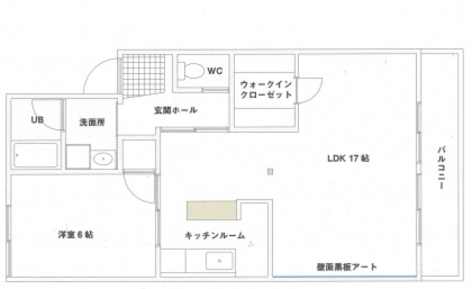 描き放題！自分で描くアート空間。の間取り図