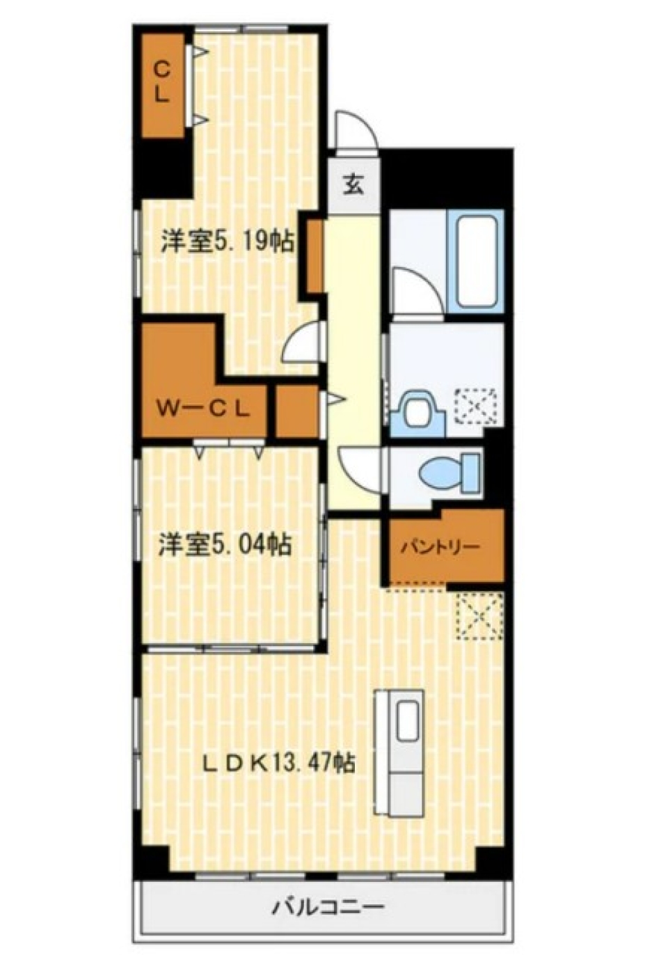 君と望む町。の間取り図