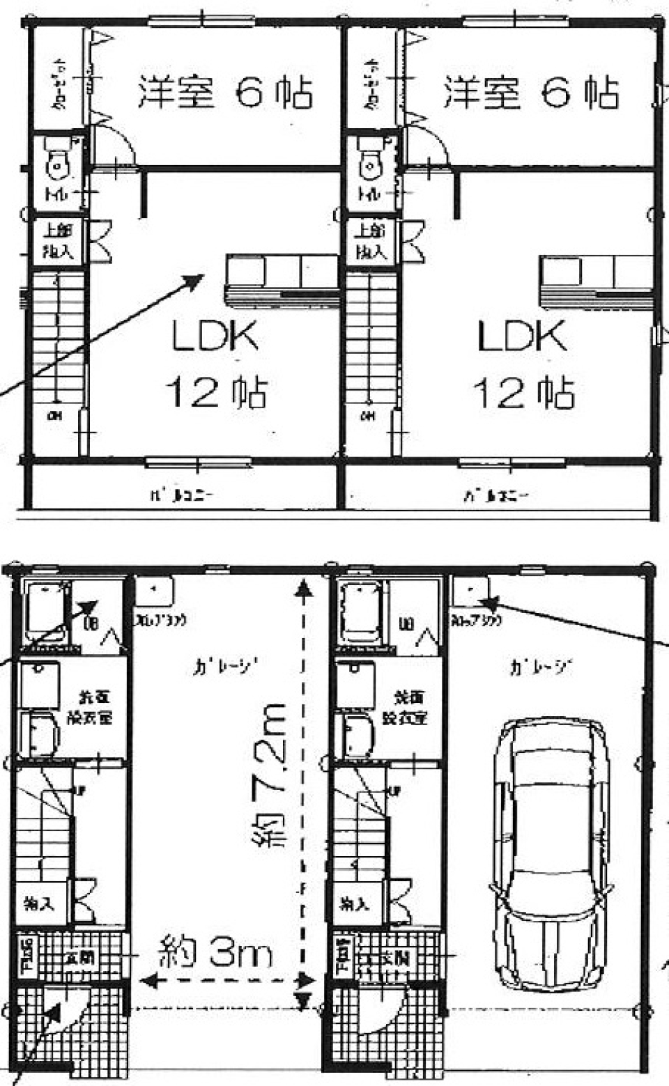 夢と希望が詰まったガレージLIFEの間取り図