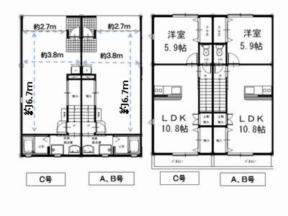 街近Garage Houseの間取り図