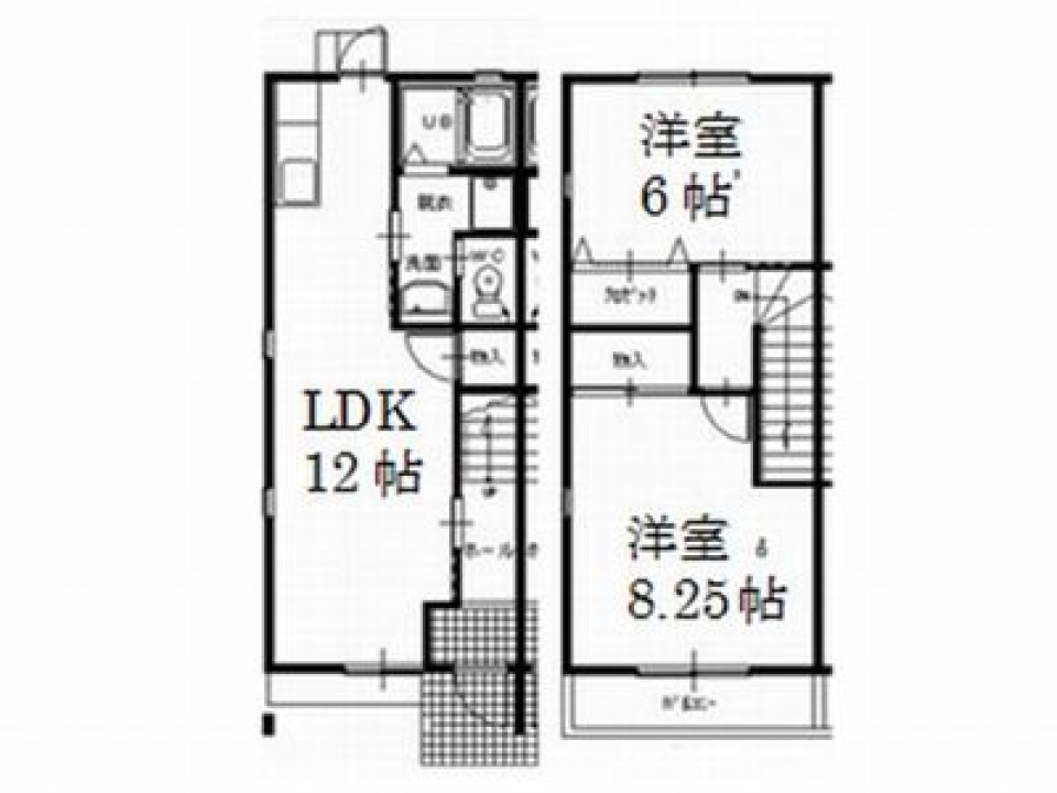 自然と街の間に。の間取り図