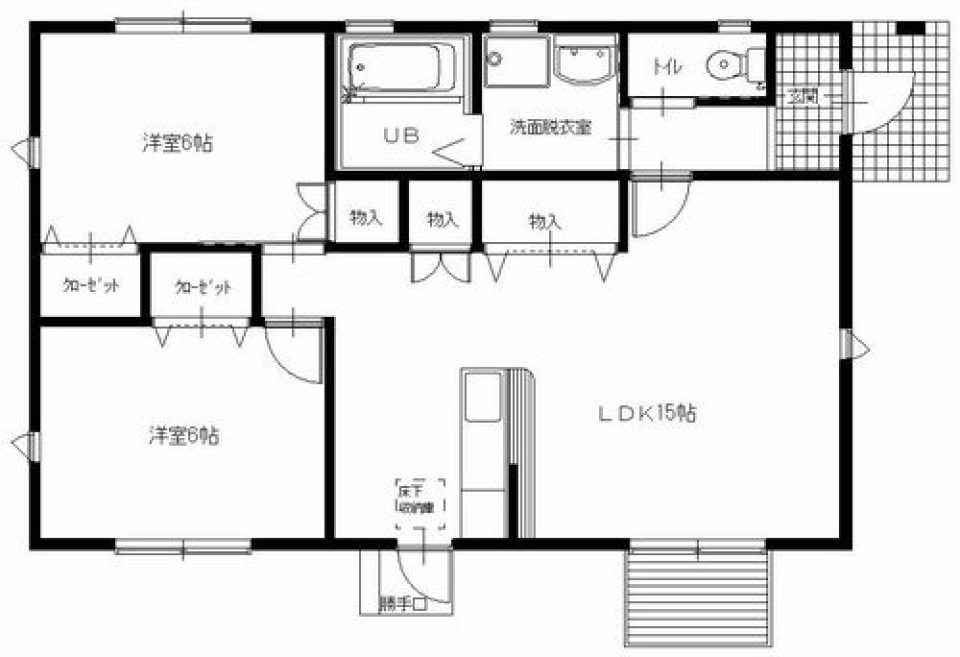 平屋ではじめる個人事業。の間取り図