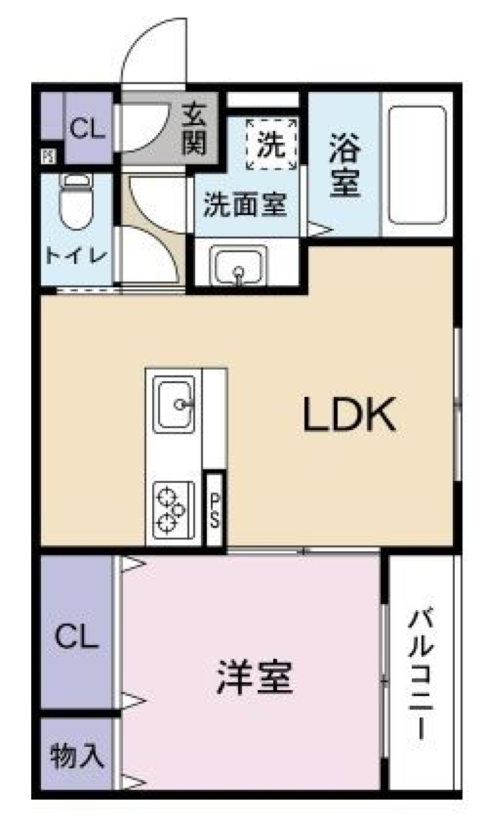 【新築】ムードを変えての間取り図