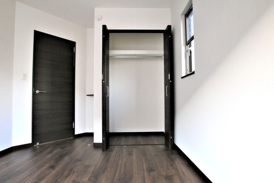 反転位置にクローゼット