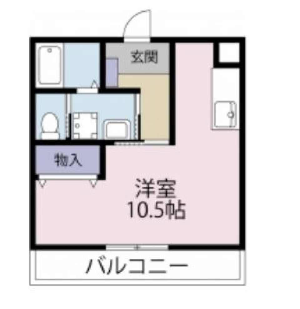 安心安全の駅チカ住まいの間取り図