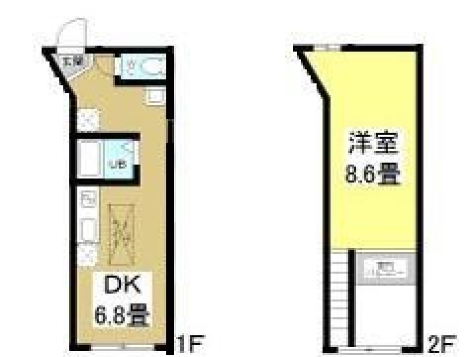 奇抜スタイルデザイナーズルーム。の間取り図