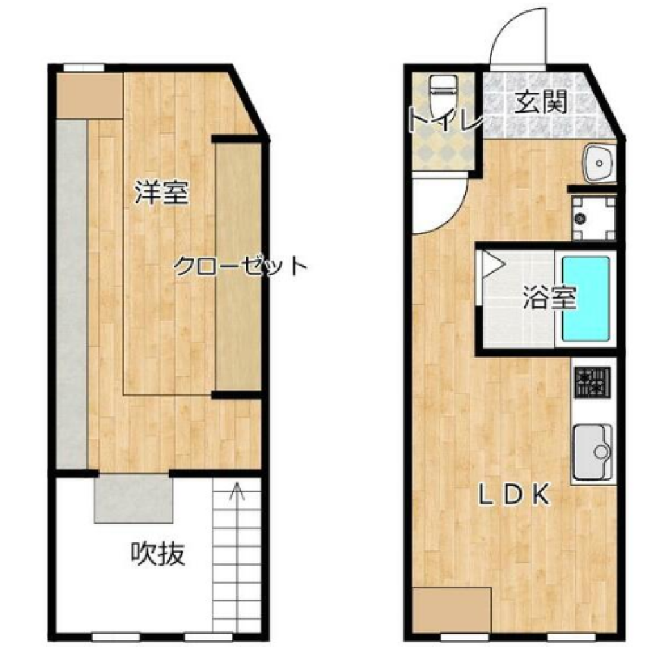 モテアジト。の間取り図