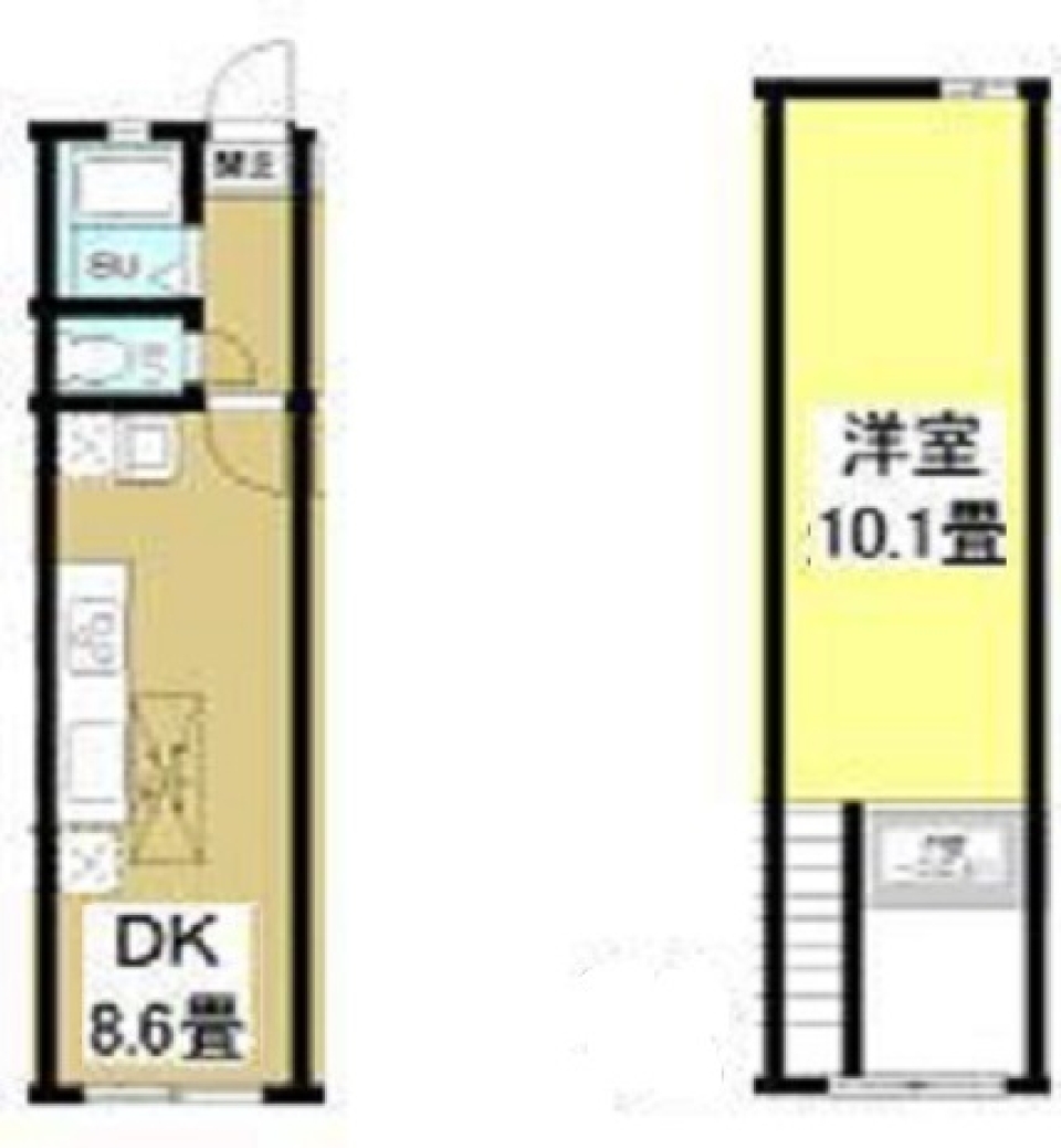 トップライトとグレーチングとゴンドラと。の間取り図