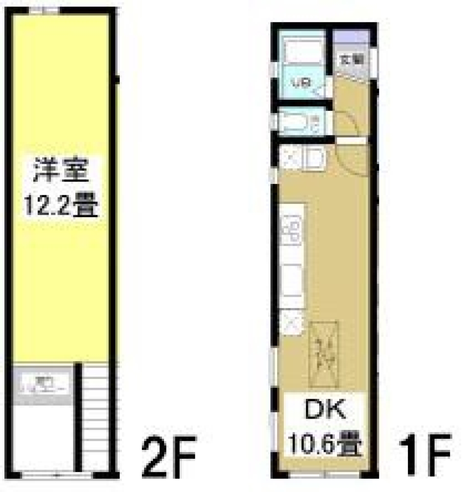 斬新スタイルデザイナーズルームの間取り図