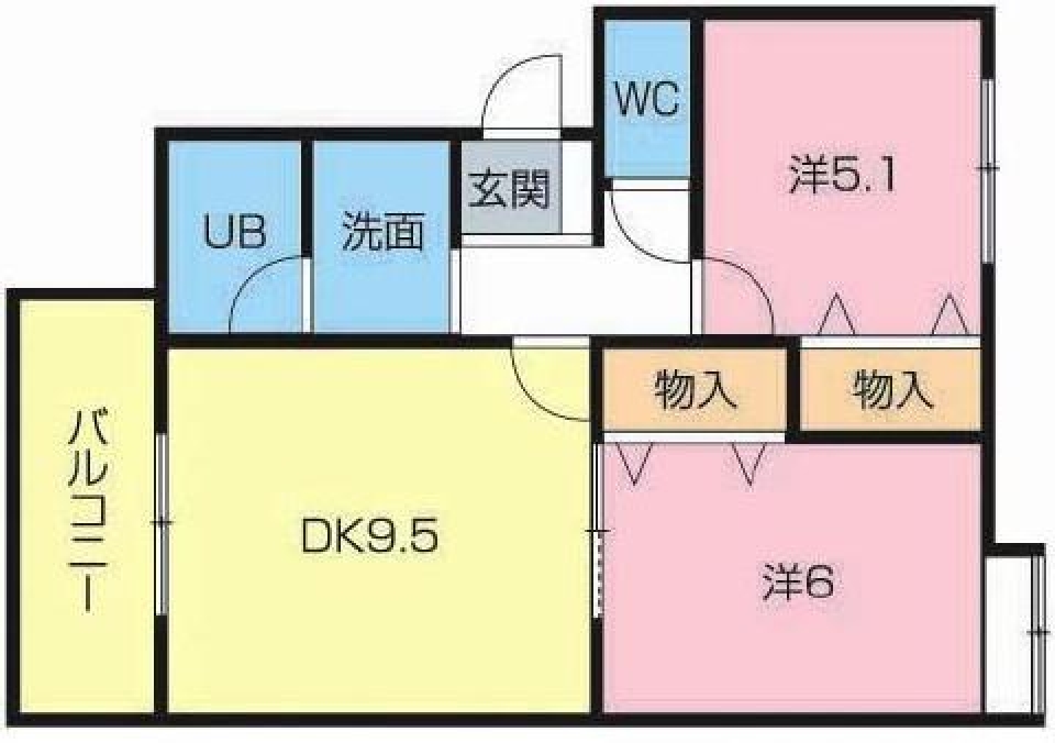 Brown Gate LIFEの間取り図