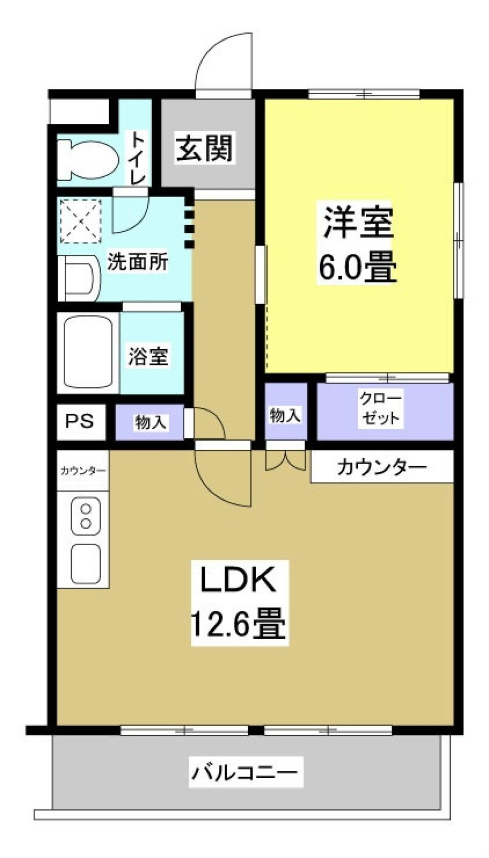 木とコンクリートとライトの間取り図