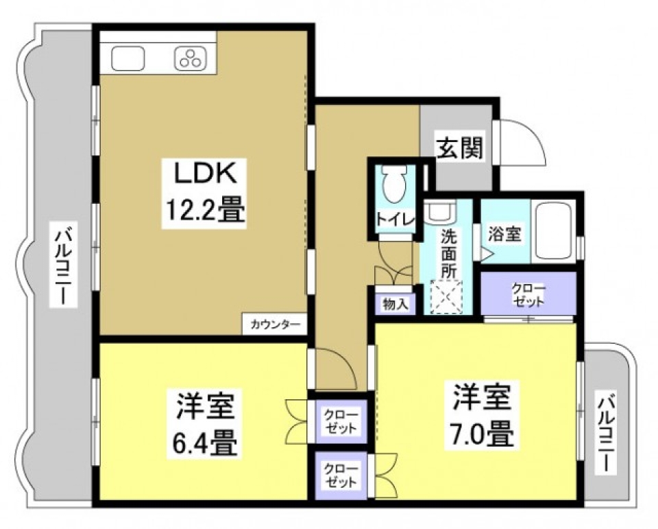 建国、○○○共和国。の間取り図