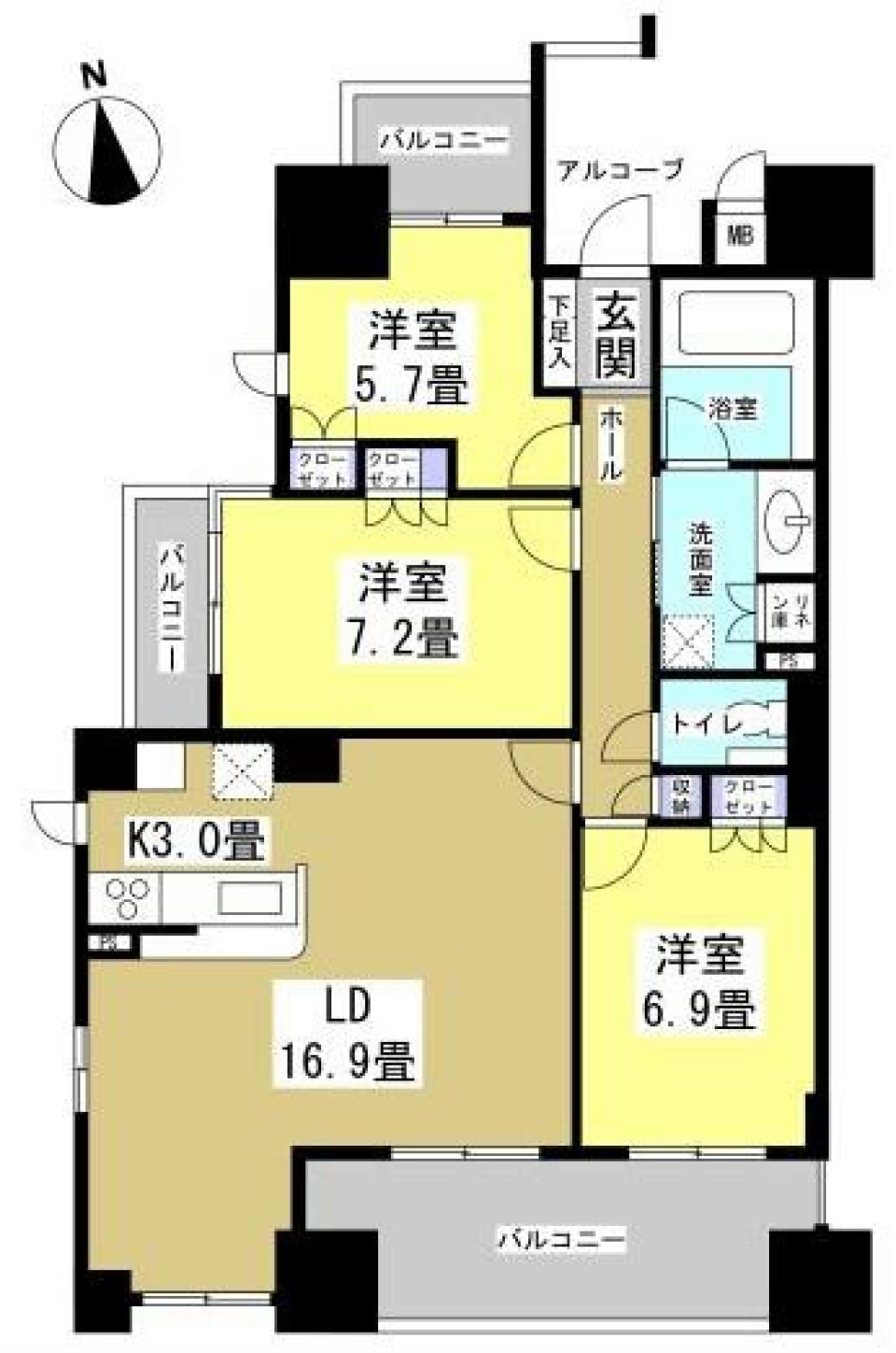 ワンランク上の生活を。の間取り図