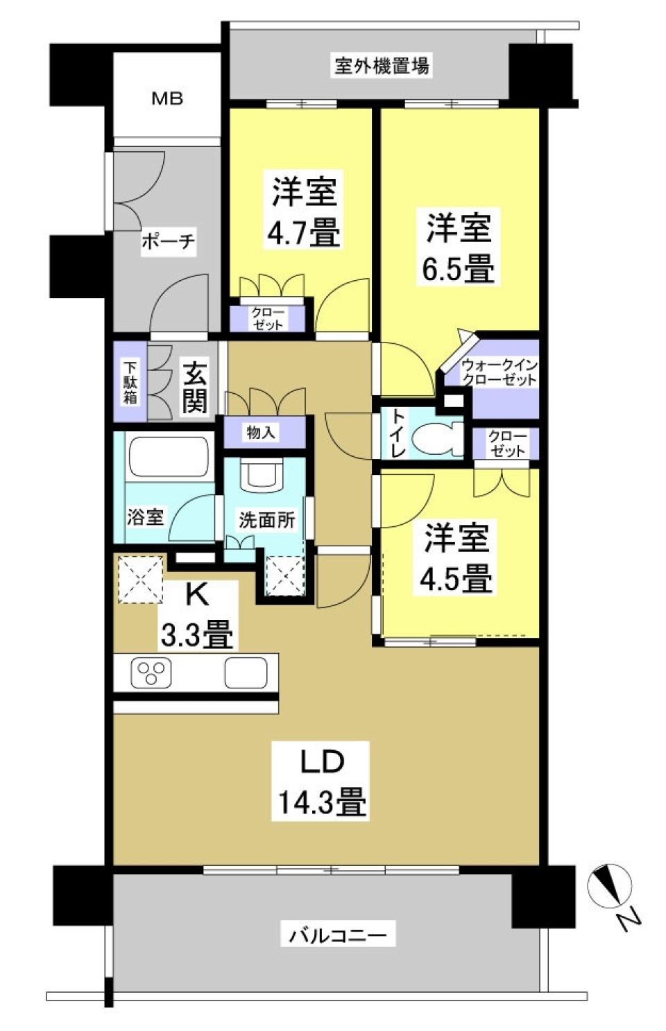 PREMIUM SKY VIEW。の間取り図