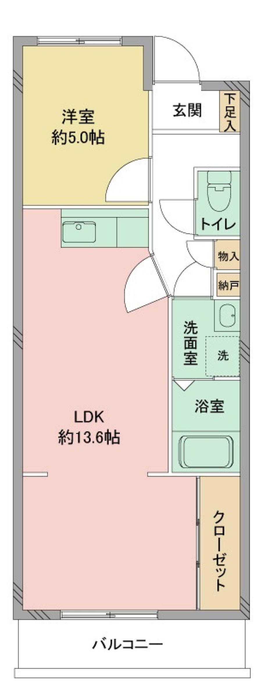 笑う門には福きたるRed。の間取り図