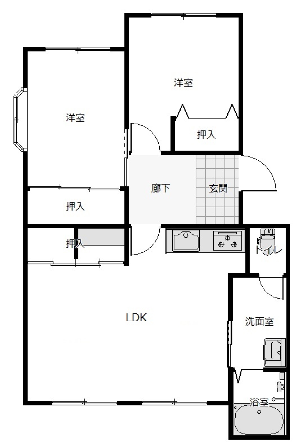 DECO LIFE~自慢の壁と暮らす~の間取り図