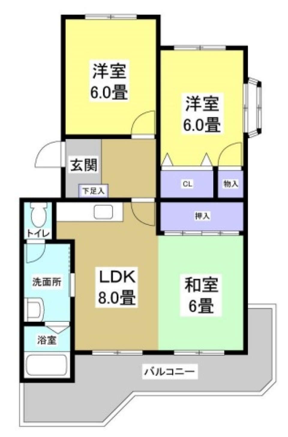 濃紺×山吹　～和の空間の間取り図