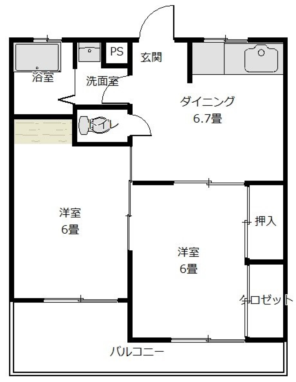 お値段以上、IKEA♪の間取り図