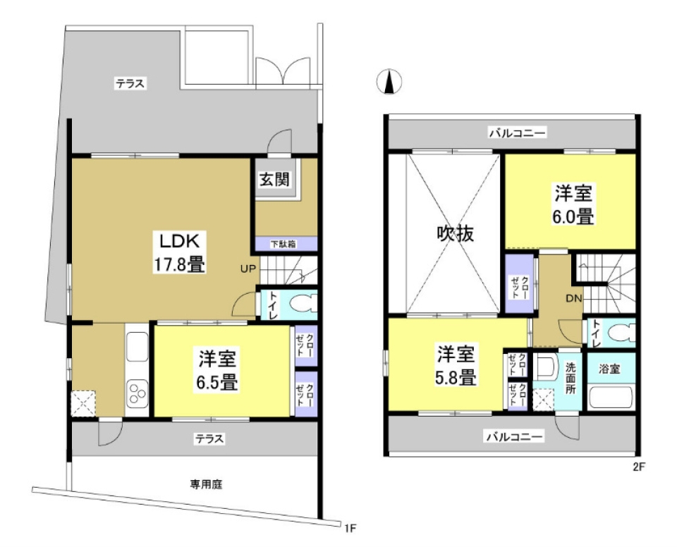 和風モダンOutdoor LIFEの間取り図