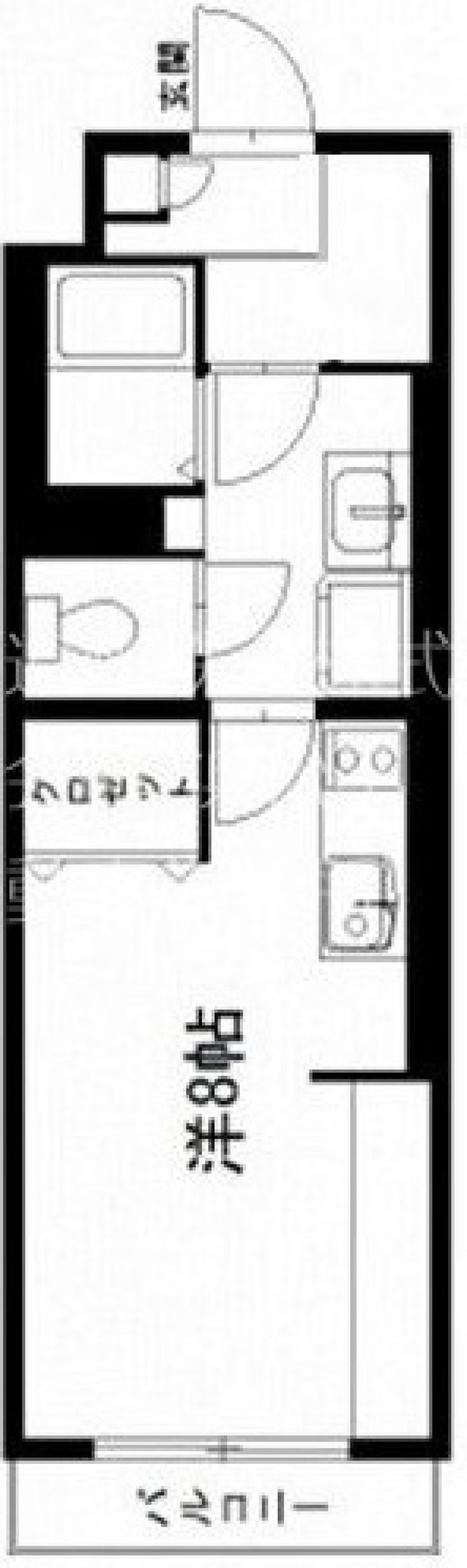 レモンイエローの住まいの間取り図