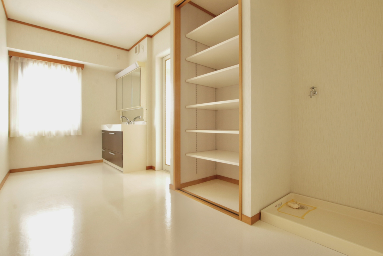 洗面脱衣所が広い