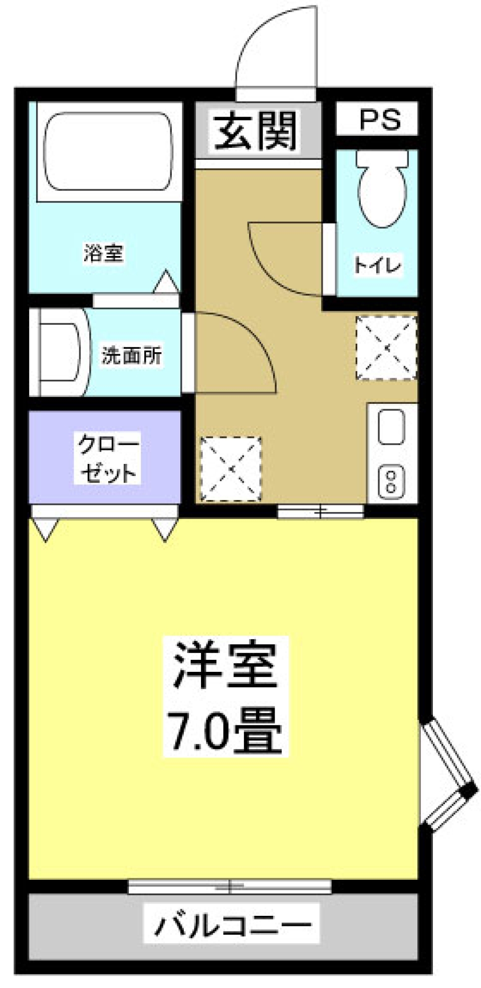 INDIVIDUAL PATTERN TENMACHO。の間取り図