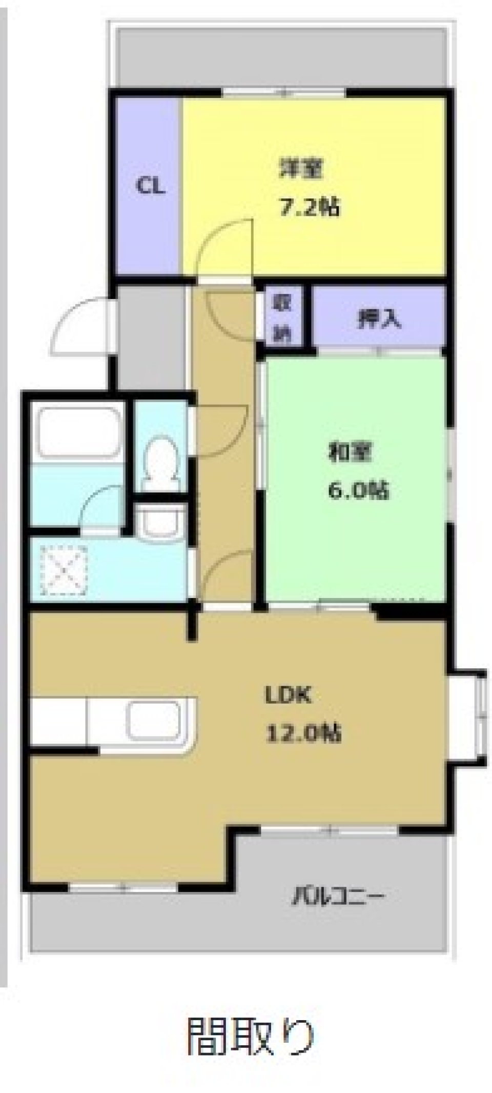 角部屋にこだわりますの間取り図