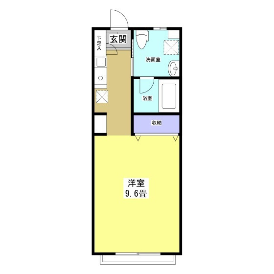 海沿いのログハウスへようこその間取り図