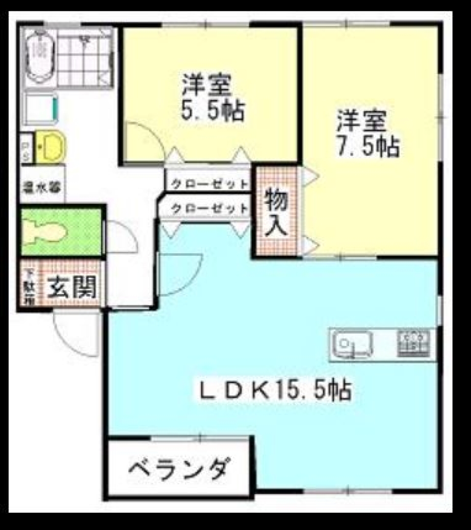 ＳＡＮＡＲＵ　ＣＯＬＯＲの間取り図