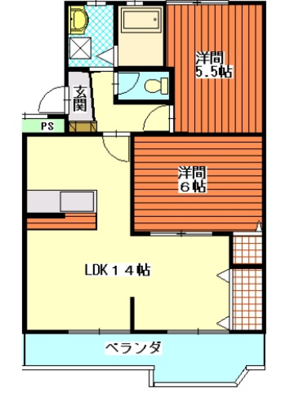 CHICBROWN SANARUDAIの間取り図