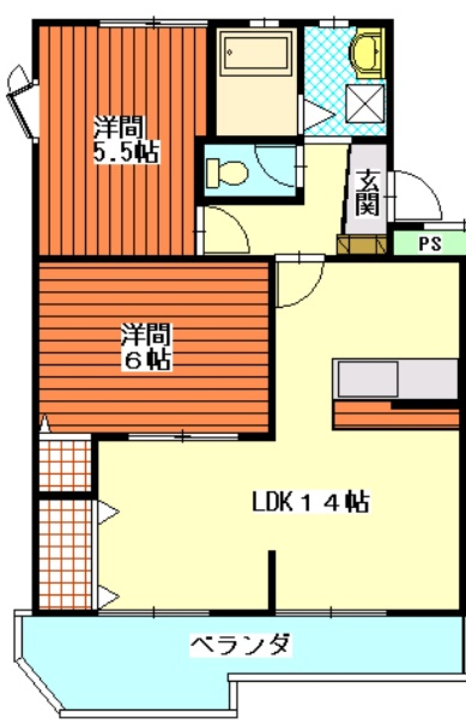 REFRESH LIME SANARUDAIの間取り図