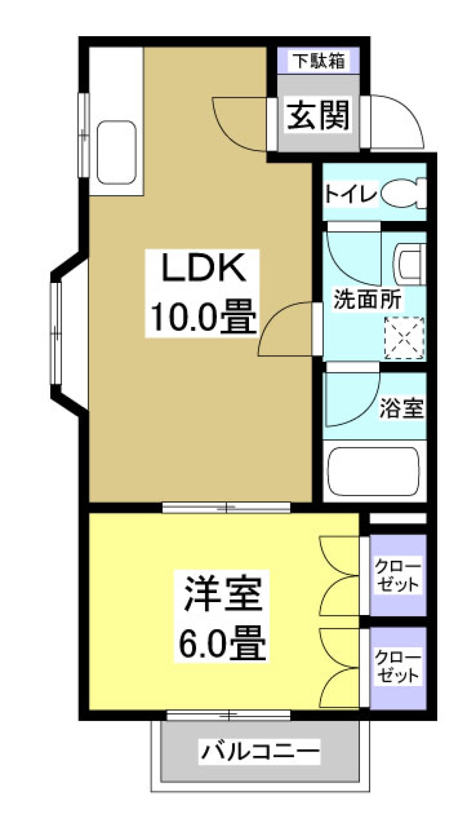 INDIVIDUAL PATTERN SUNAYAMAの間取り図