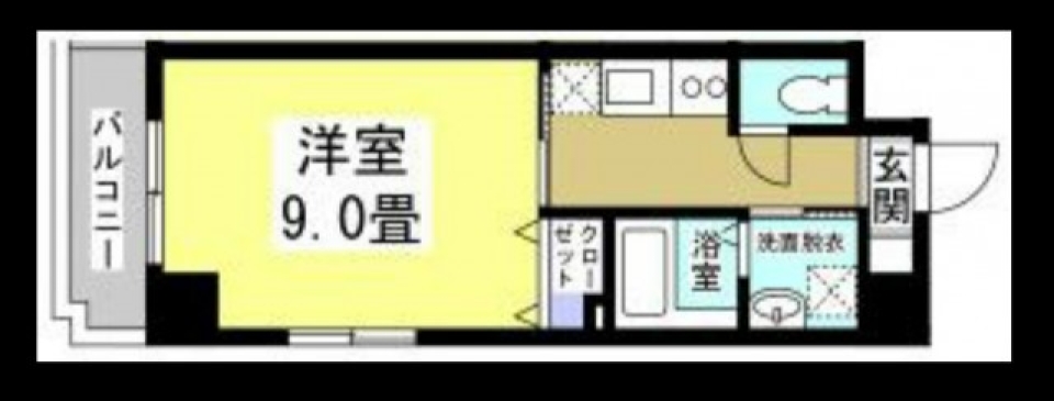 街中の喧噪も閑静な日々も。の間取り図