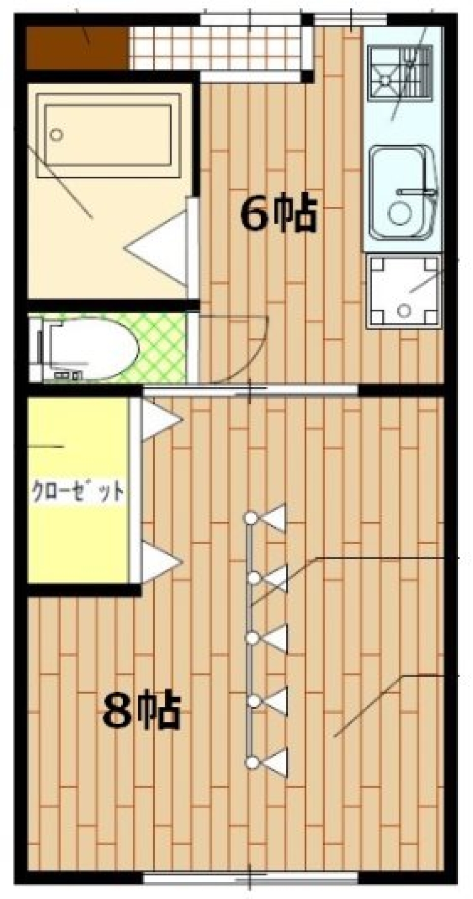 INTELLIGENT NAVY TKAOKAESATの間取り図