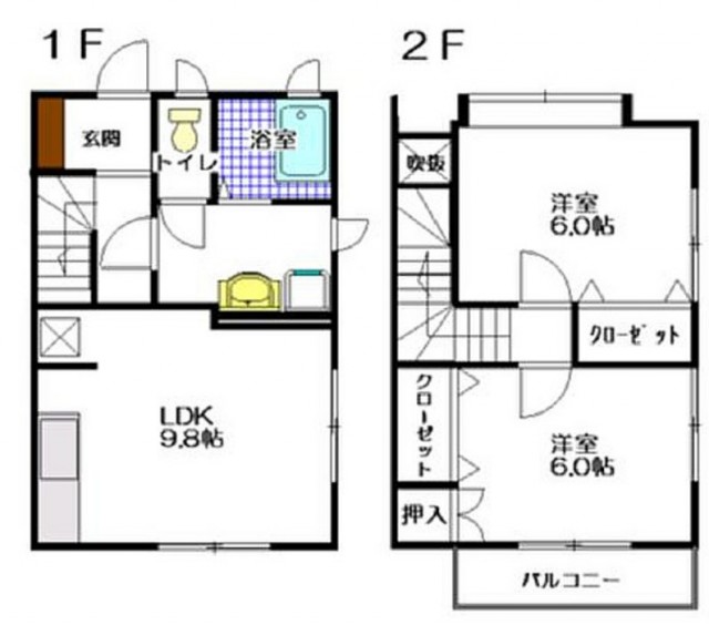 間取りは2LDK