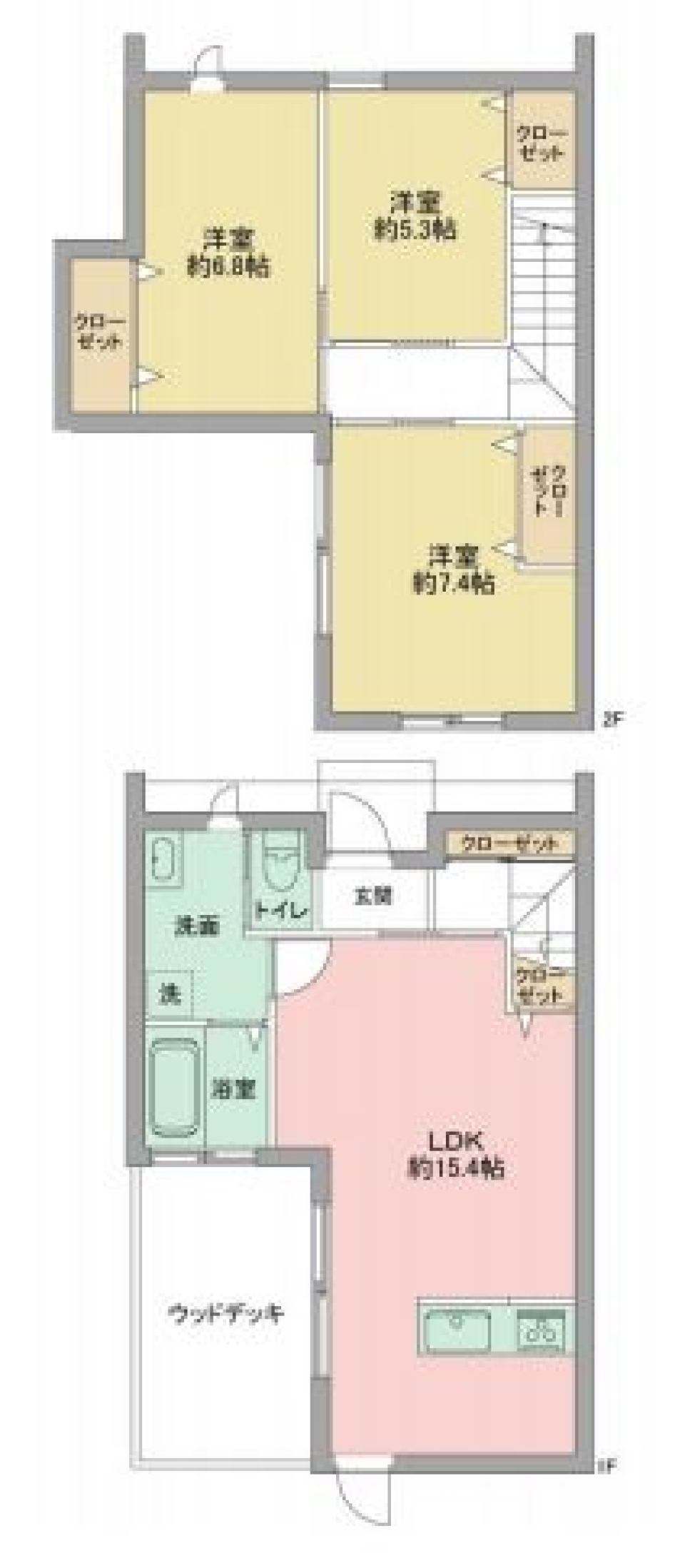 プライベートテラスのあるくらし。の間取り図