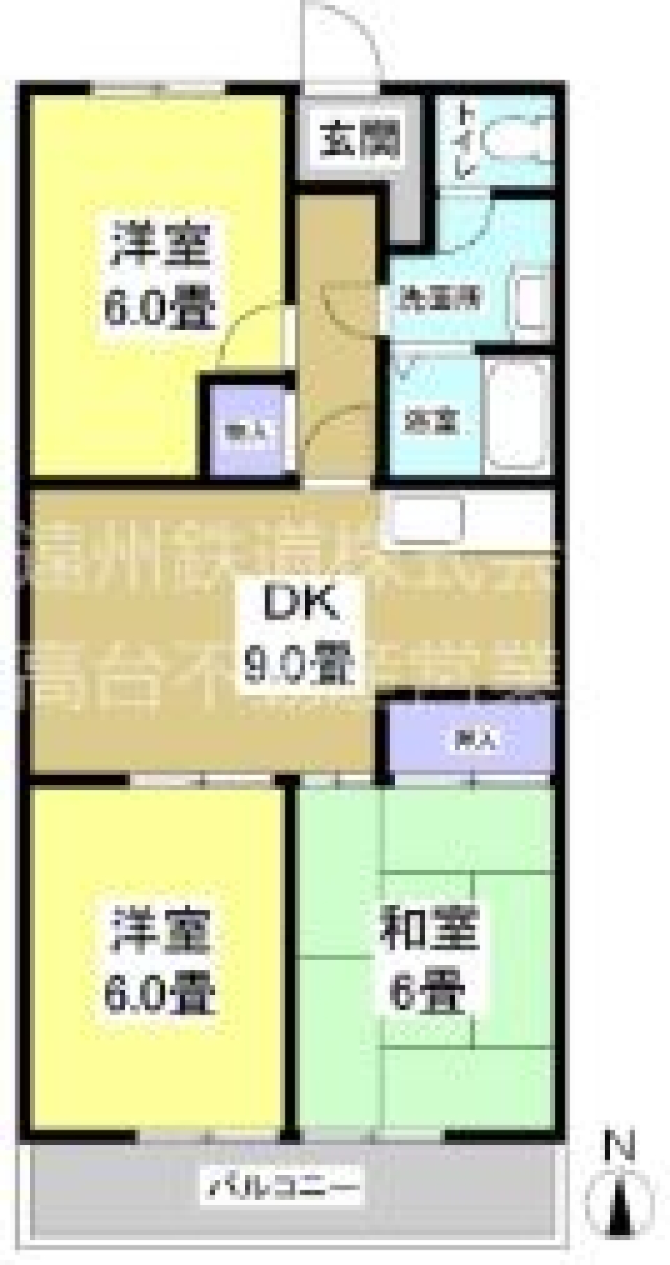 自宅でのちょっとした撮影にも便利。の間取り図