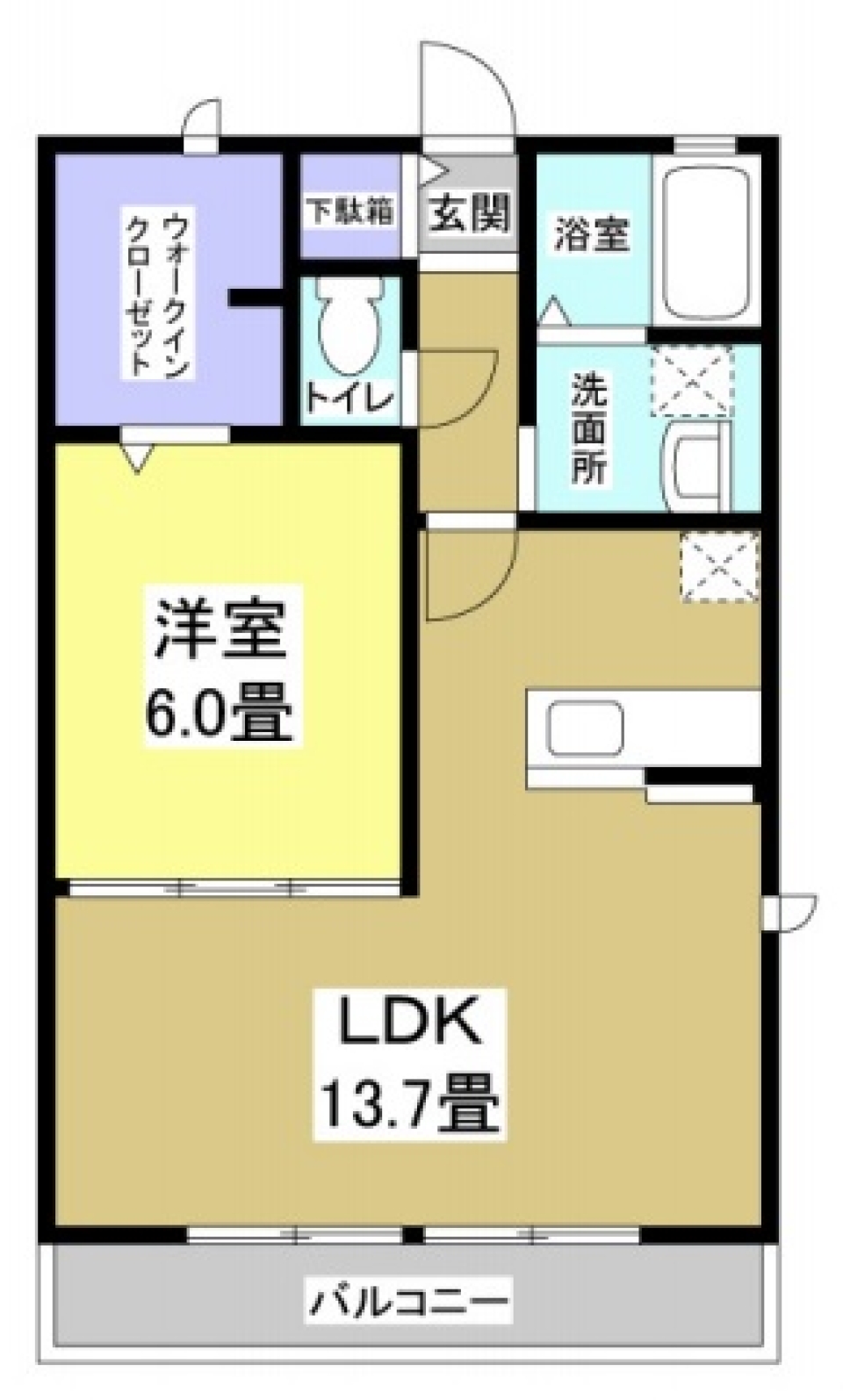 kamoe lifeの間取り図