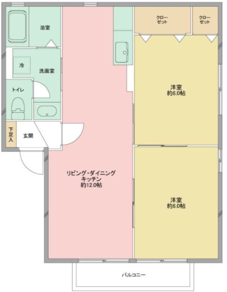 自然体がいちばんの間取り図