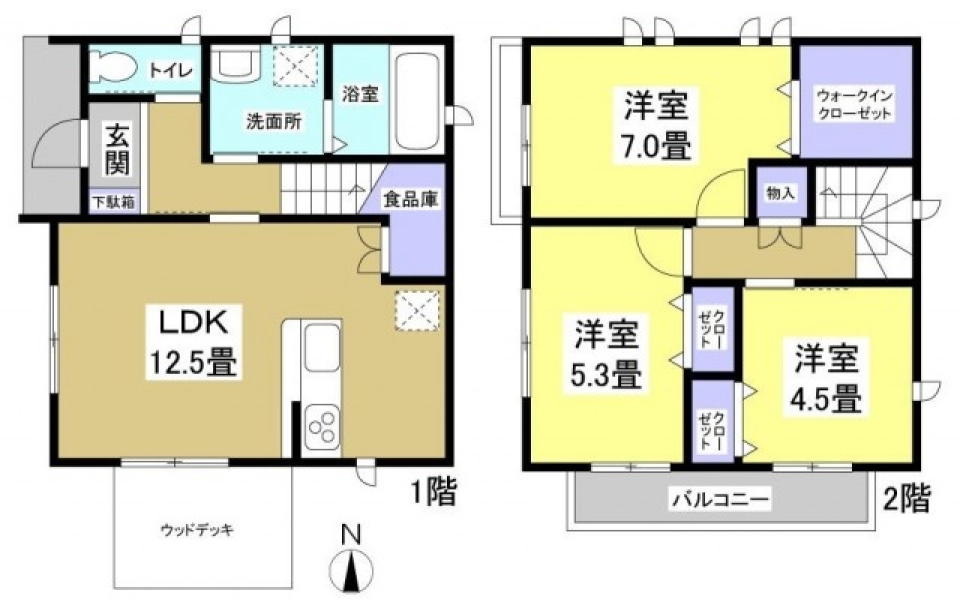 家族が待ってるおうちの間取り図