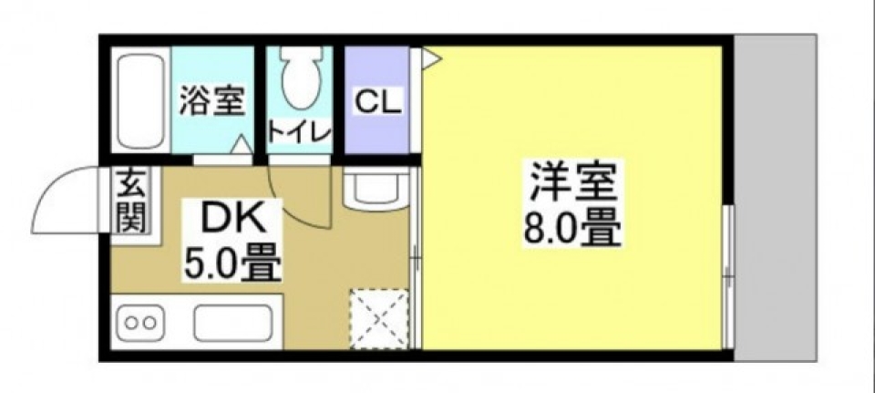 若者の町で。の間取り図