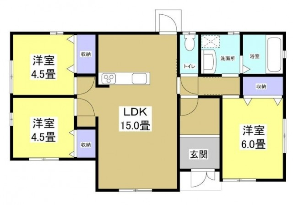 夢の国in袋井の間取り図