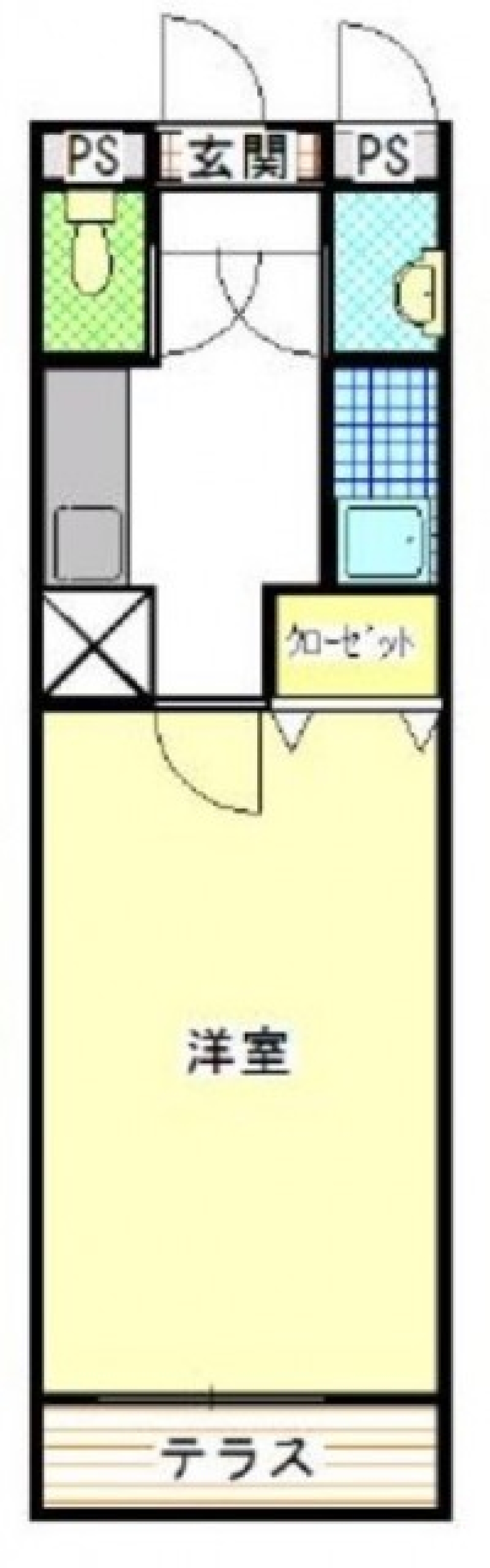 季節の始まりを感じての間取り図