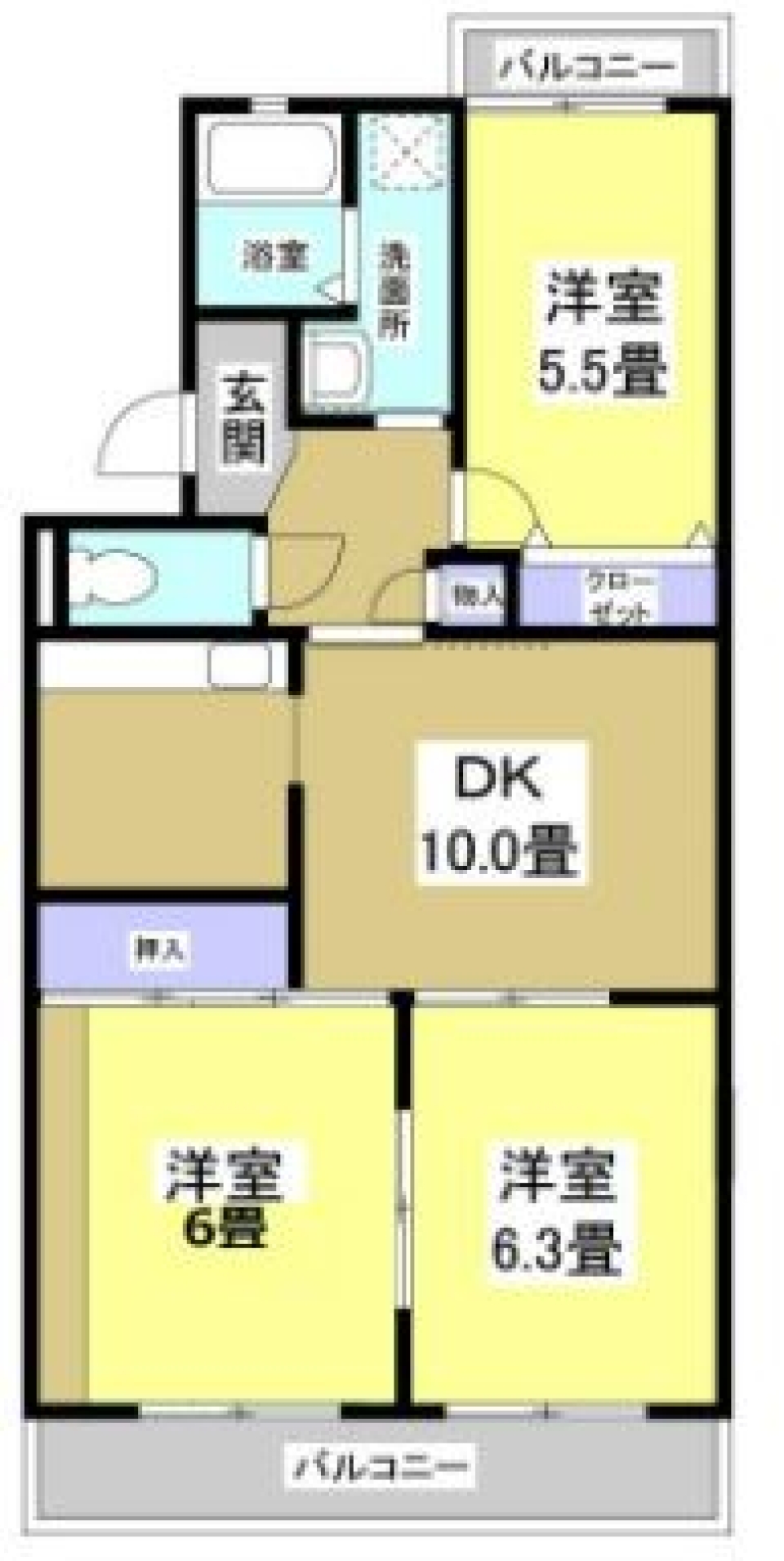 好立地リノベルームの間取り図